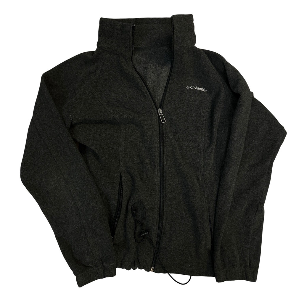 Columbia Womens Benton Springs Full Zip Fleece Jacket Charcoal Gray WL6439
